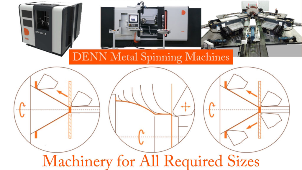 DENN metal spinning and shear forming machines