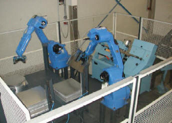 Aryma circle shear with robotic loading/ unloading